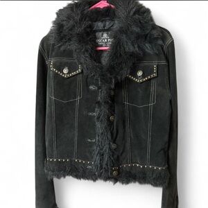 Women’s Vintage Authentic Oscar Piel "Perfect Leather" jacket.